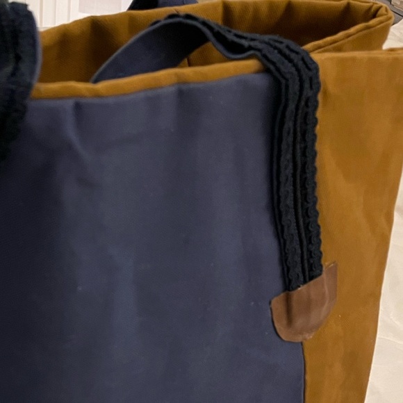 HANDMADE CANVAS Tote - perfect for the beach, YARD TOOLS, LOGS, one of a kind! - Picture 10 of 13